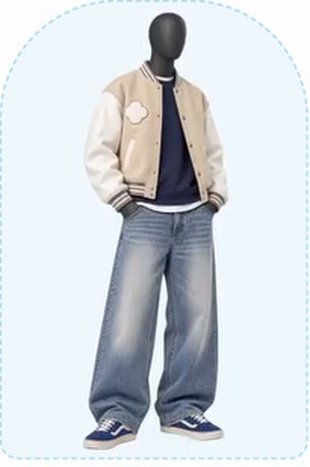 Supplied photographic mannequin wearing the starter outfit
