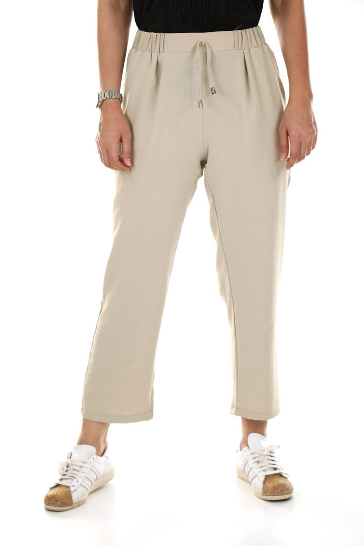 Beige trousers