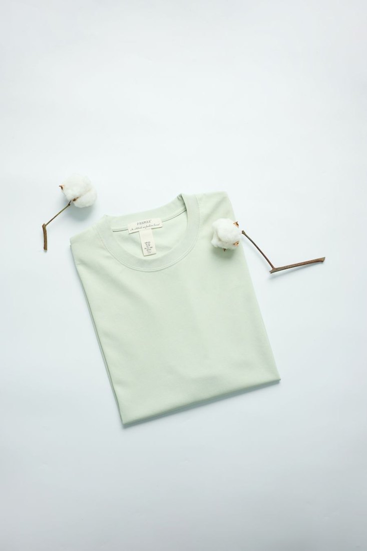 Mint cotton tee